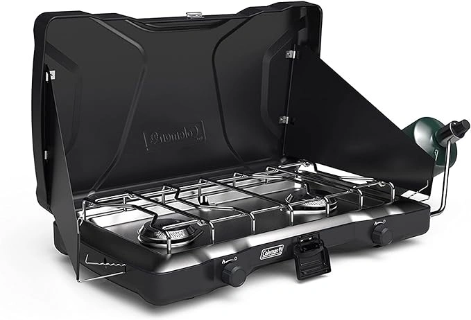 2-Burner Propane Camping Stove