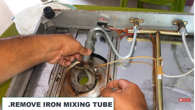 Remove Iron Mixing Tube