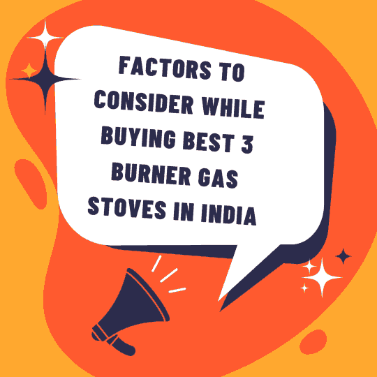  buying Best 3 Burner Gas Stoves